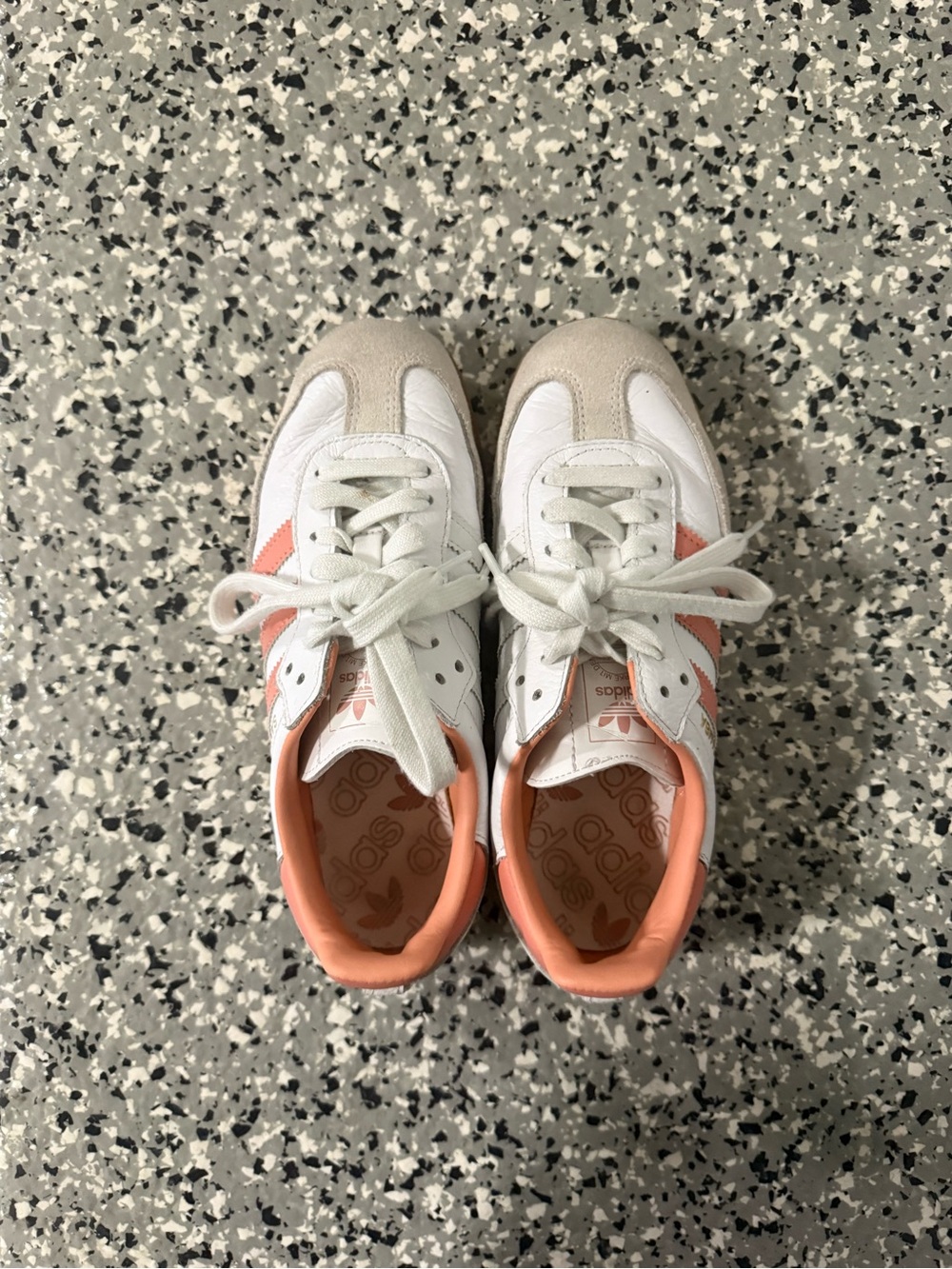 Adidas Sambas (Pink & White)- Women’s Size 5